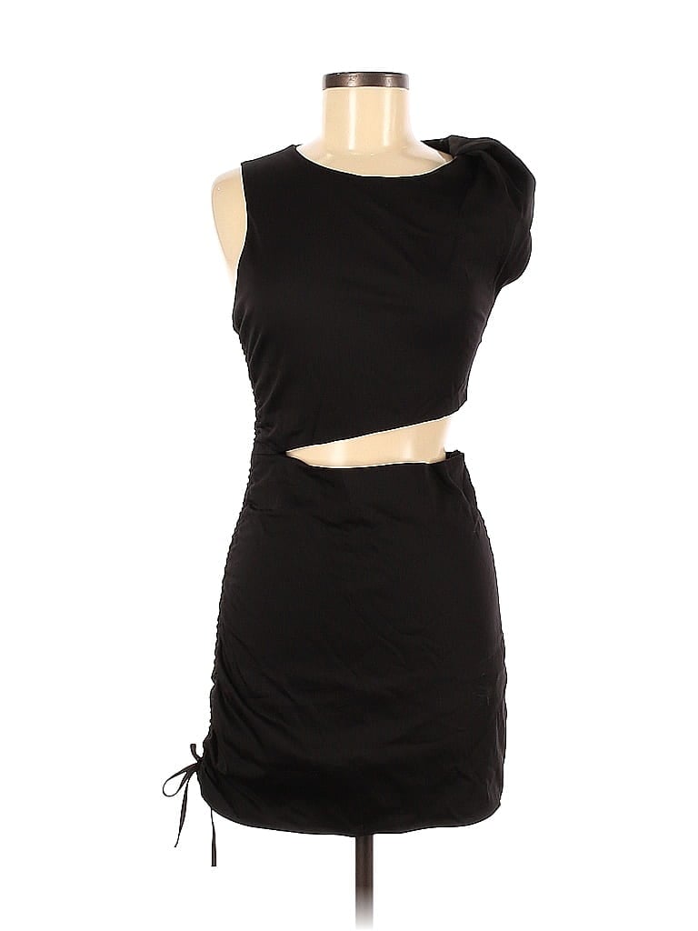 Zara Solid Black Cocktail Dress Size M - 49% off | thredUP