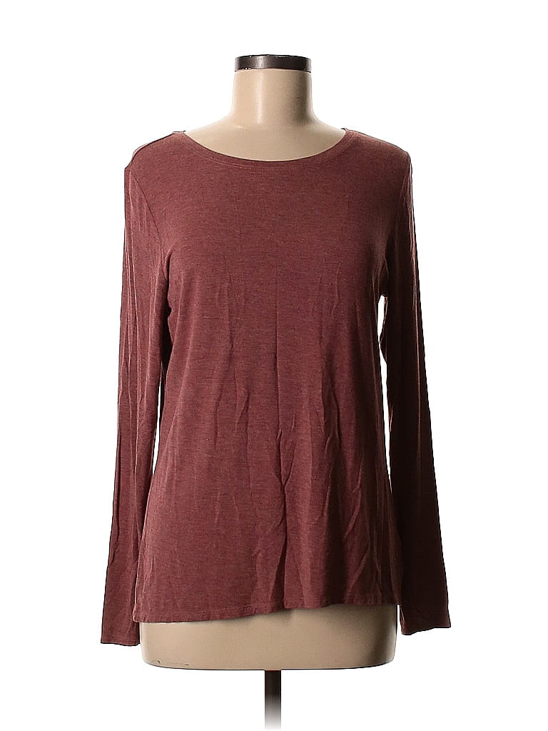 Vitani Long Sleeve Top - Burgundy