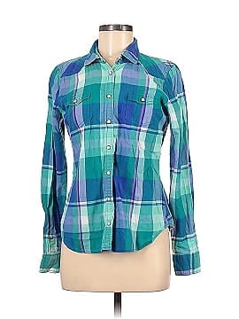 American Eagle Outfitters Short Sleeve Button-Down Shirt (view 1)
