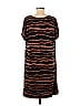 Ann Taylor LOFT Tortoise Animal Print Zebra Print Brown Black Casual Dress Size M - photo 2