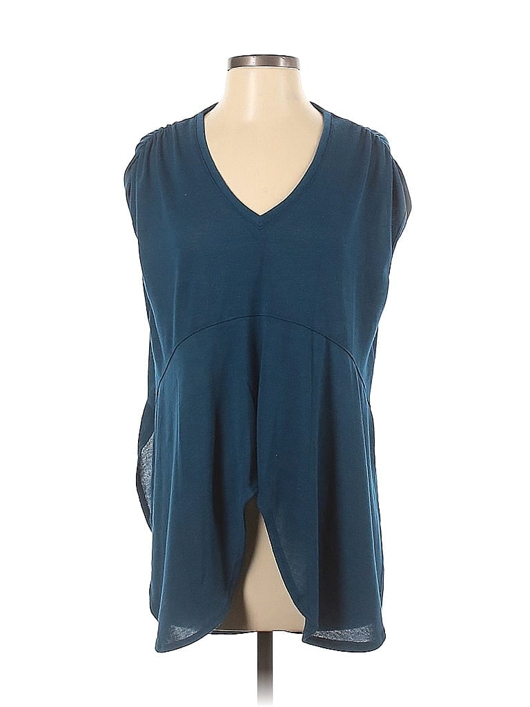 Pre-owned Sweet Pea By Stacy Frati Sleeveless Blouse In Blue