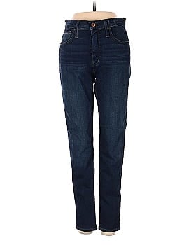 Madewell Petite 10" High-Rise Skinny Jeans in Hayes Wash (view 1)
