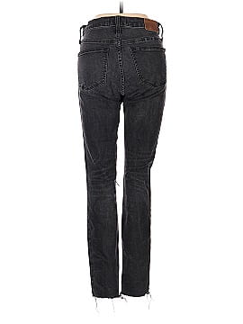 Madewell 9" Mid-Rise Skinny Jeans in Black Sea (view 2)