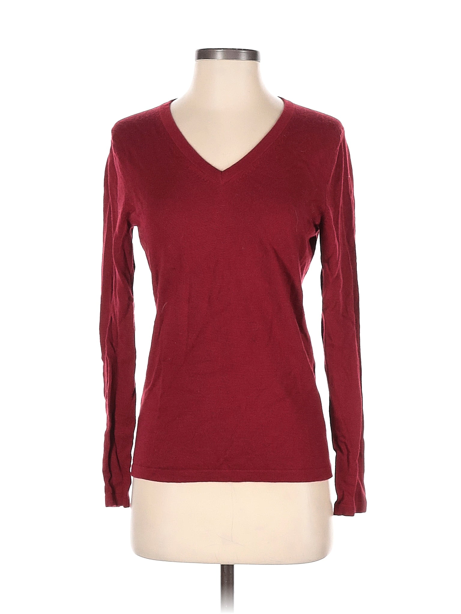 Lord & Taylor 100% Merino Wool Red Pullover Sweater Size S - 74% off ...