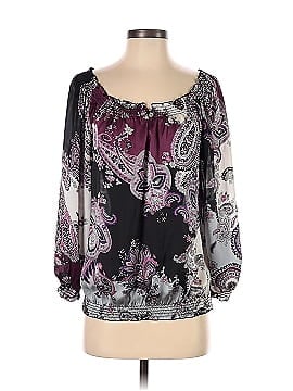 Signature by Larry Levine 3/4 Sleeve Blouse (view 1)