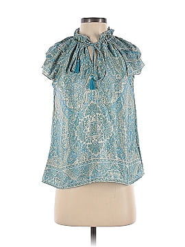 Perry Walker Collective Short Sleeve Silk Top (view 1)