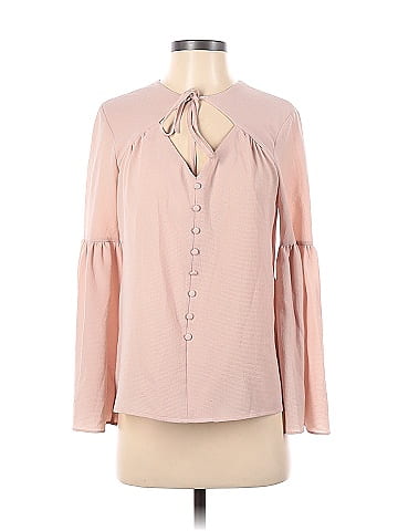 new york and company pink blouse