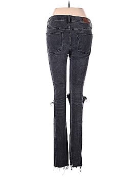 Madewell Tall 9" Mid-Rise Skinny Jeans in Black Sea (view 2)