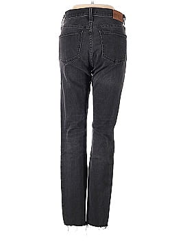 Madewell 9" Mid-Rise Skinny Jeans in Black Sea (view 2)