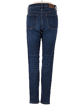 Madewell 9" Mid-Rise Skinny Jeans in Larkspur Wash: TENCEL&trade; Denim Edition (view 2)