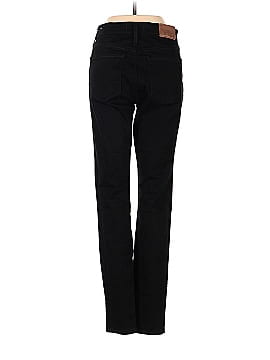 Madewell Tall 9" Mid-Rise Skinny Jeans in ISKO Stay Black&trade; (view 2)