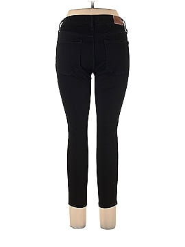 Madewell Petite 9" Mid-Rise Skinny Jeans in ISKO Stay Black&trade; (view 2)