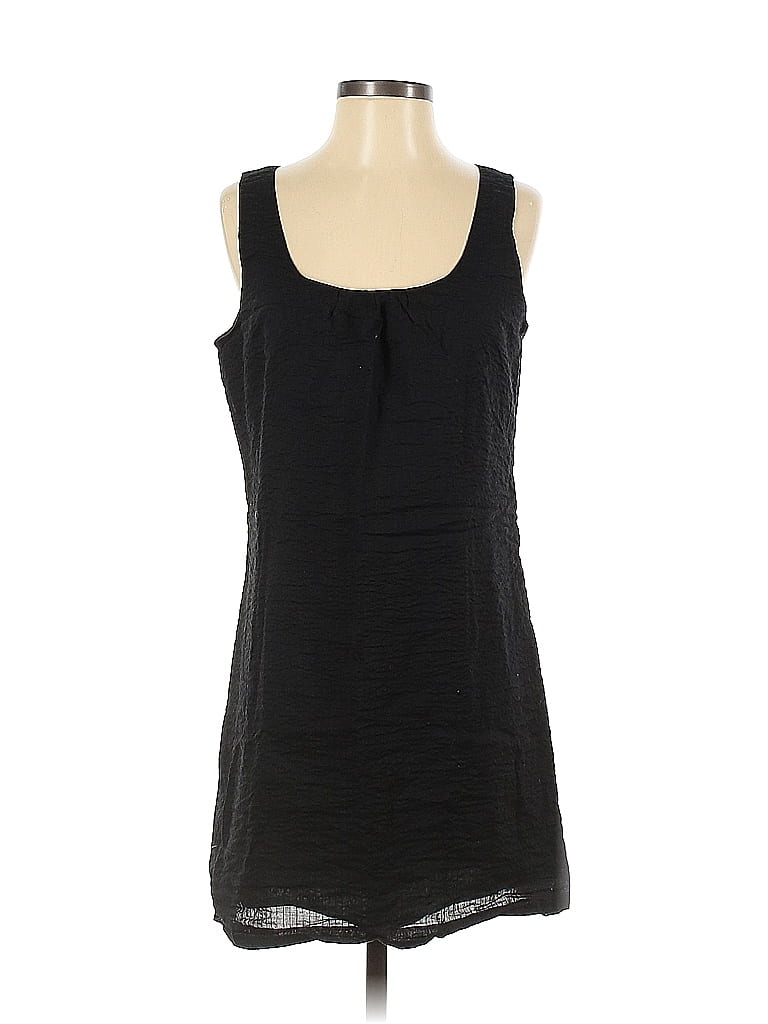J.Crew 100% Cotton Black Casual Dress Size 8 (Petite) - photo 1