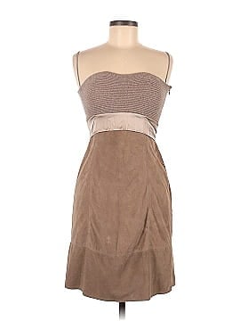 Brunello Cucinelli suede leather skirt (view 1)
