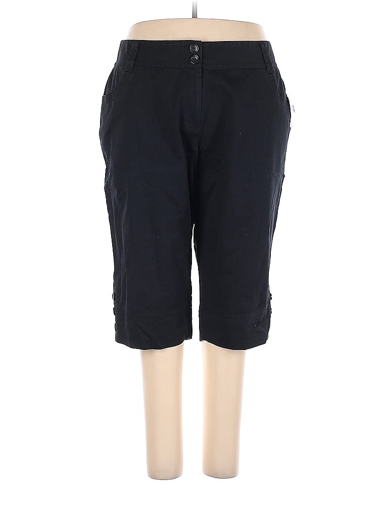 Rafaella 100% Cotton Black Casual Pants Size 20 (Plus) - 72% off | thredUP