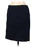 J.Crew Solid Blue Casual Skirt Size 6 (Petite) - photo 2