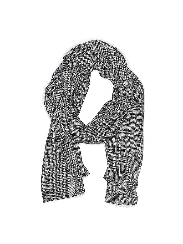 Pre-owned Assorted Brands Scarf In Gray