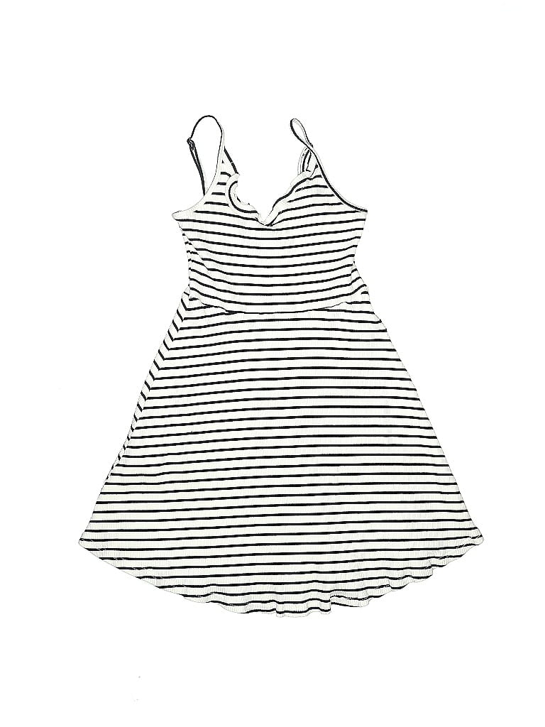 Angie Stripes White Black Dress Size L (Youth) - photo 1