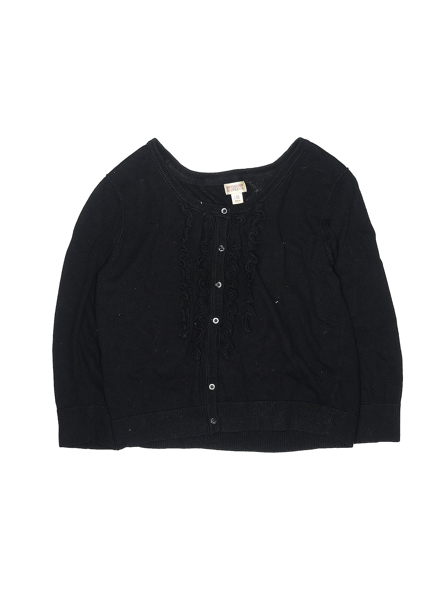 Girl's MOSSIMO SUPPLY Brand Gray Moto Sweater w/ Zip - Size Small