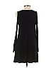 Elan Solid Black Casual Dress Size XS - photo 2