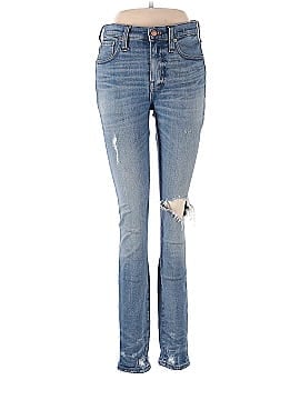 Madewell 9" High-Rise Skinny Jeans: Destructed-Hem Edition (view 1)