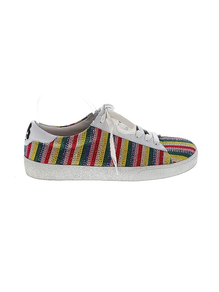 Alice + Olivia Stripes Yellow Blue Sneakers Size 10 - 79% off | thredUP