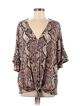 Lovely J 3/4 Sleeve Blouse (view 1)