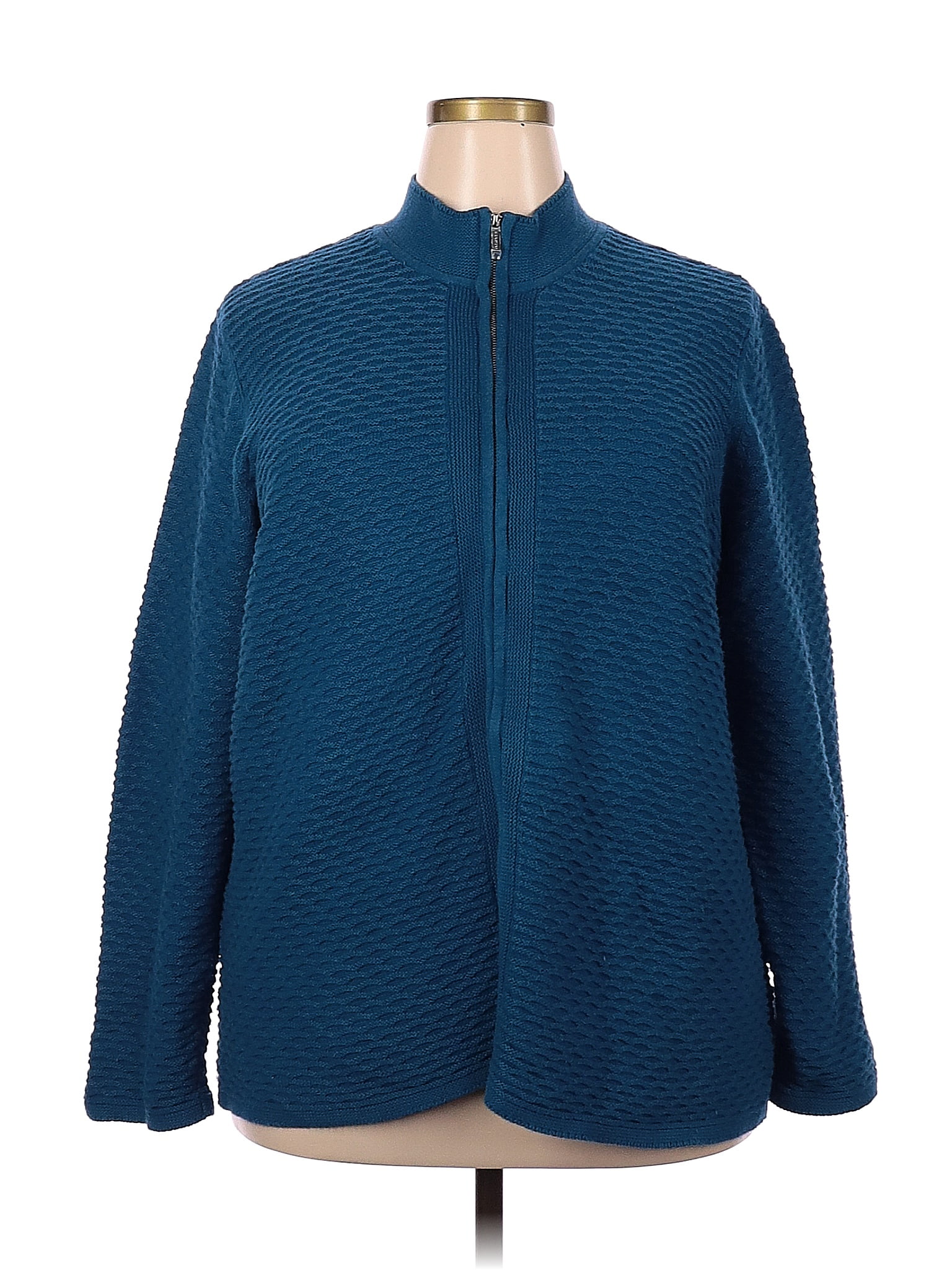 Jones New York Blue Jacket Size 3X (Plus) - 72% off | thredUP