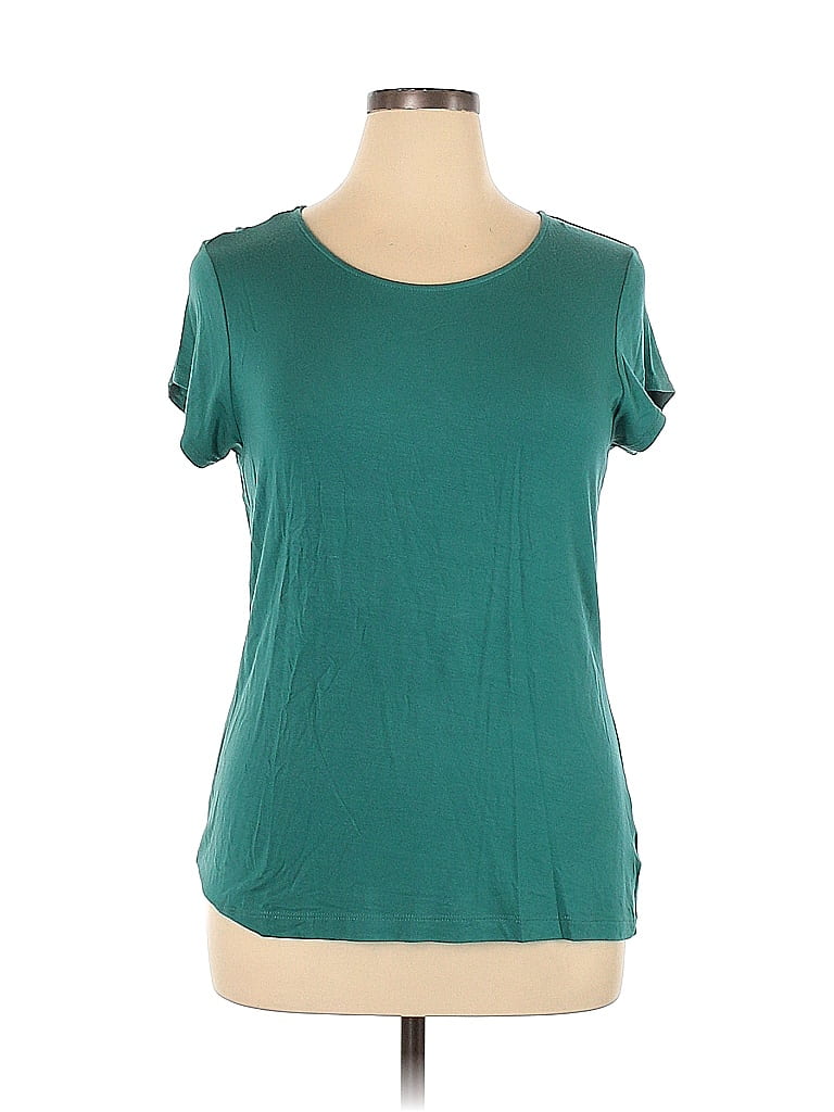 Catherine Malandrino Blue Short Sleeve T-Shirt Size XL - photo 1