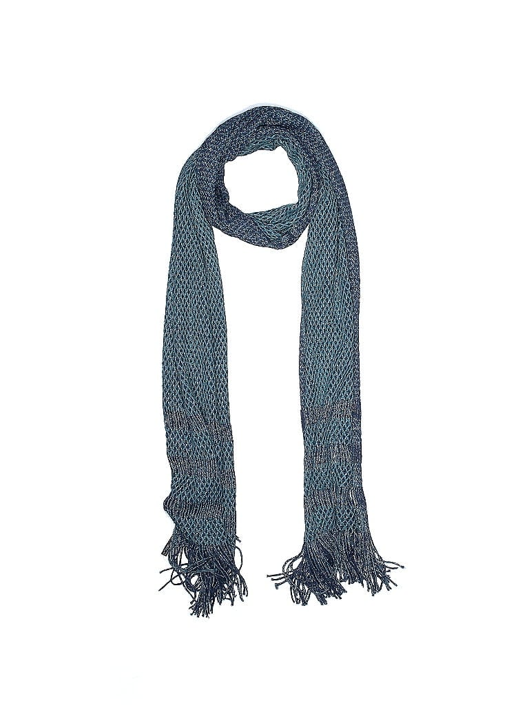 Assorted Brands 100% Polyester Teal Blue Scarf One size - photo 1