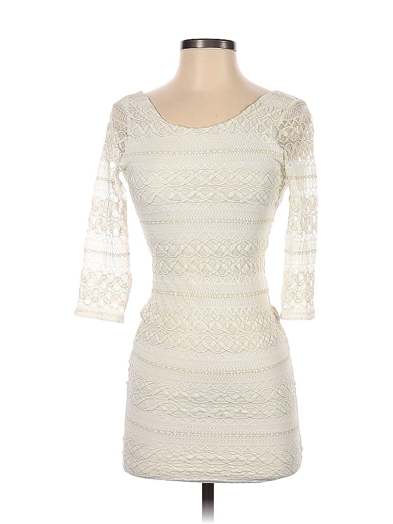 Topshop Ivory Cocktail Dress Size 2 - photo 1