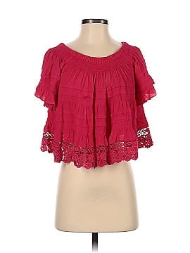 1st Sight Short Sleeve Blouse (view 1)