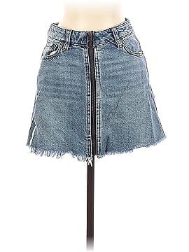 We the Free Denim Skirt (view 1)