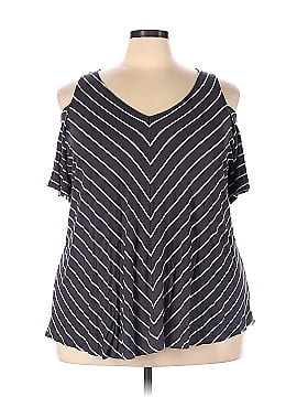 24/7 Maurices Short Sleeve Blouse (view 1)