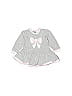 Little Me 100% Cotton Gray Dress Size 12 mo - photo 1
