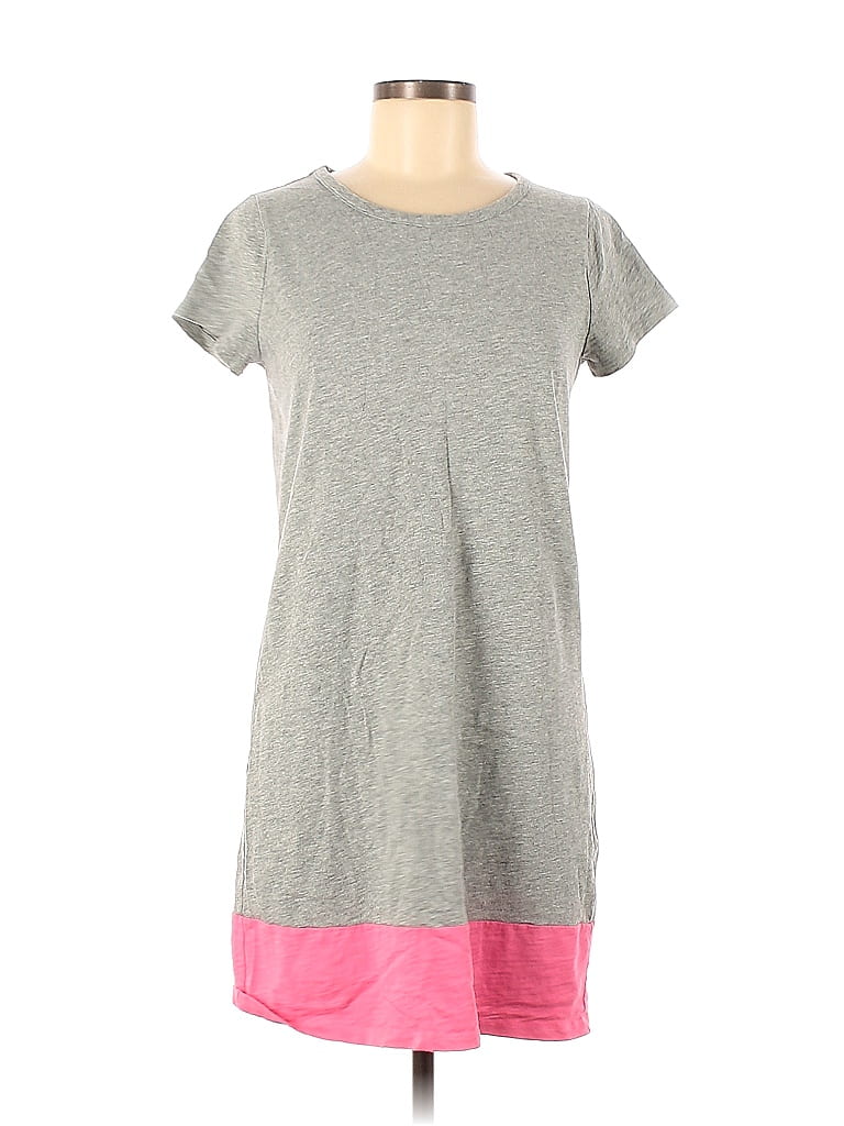 Boden 100% Cotton Color Block Marled Gray Casual Dress Size 8 - 79% off ...