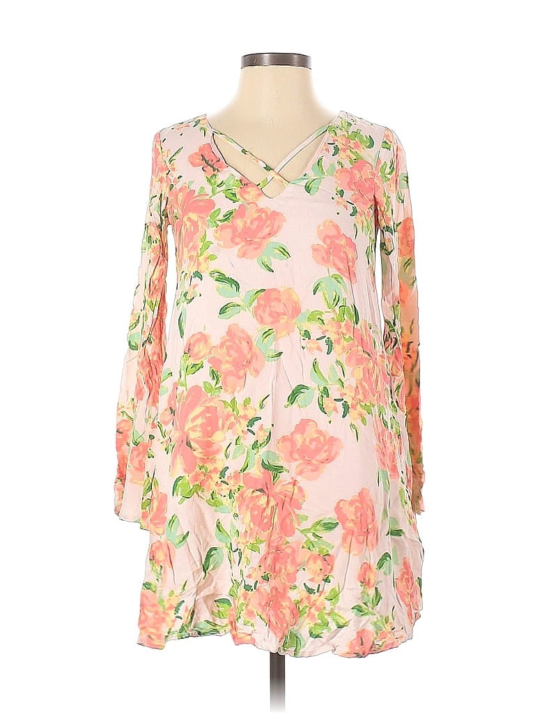 Pre-owned Lulus 3/4 Sleeve Blouse In Pink