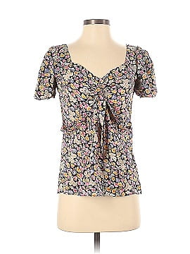Leifsdottir Short Sleeve Silk Top (view 1)