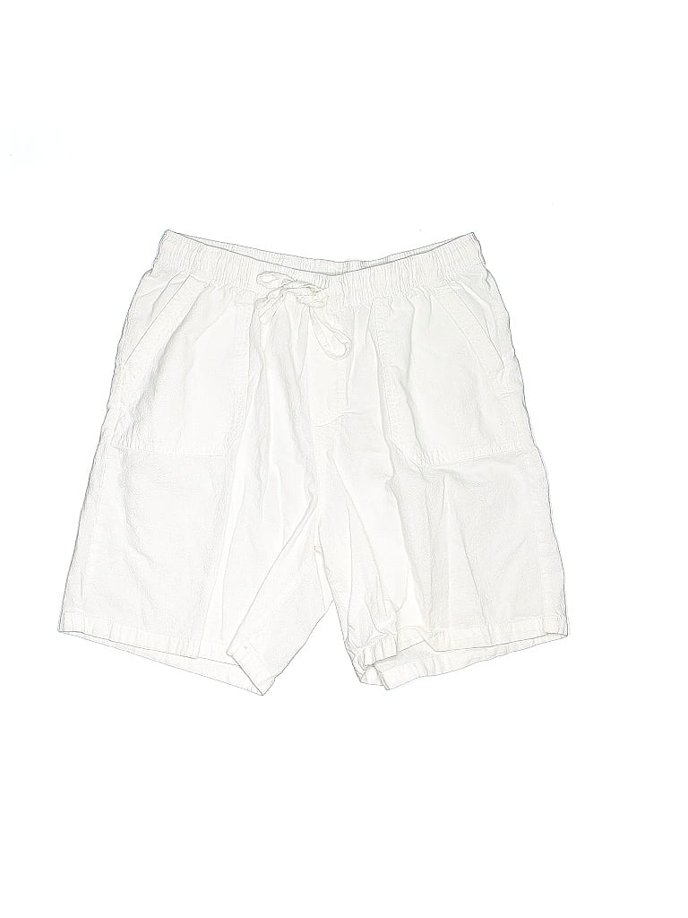 Laura Scott 100% Cotton White Shorts Size M - 30% off | thredUP