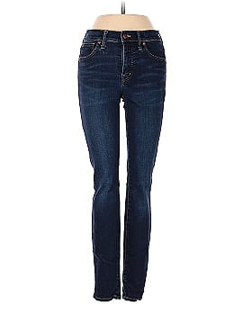 Madewell 9" Mid-Rise Skinny Jeans in Larkspur Wash: TENCEL&trade; Denim Edition (view 1)