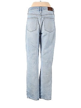 Madewell The Tall High-Rise Slim Crop Boyjean in Dumas Wash: Ripped Edition (view 2)
