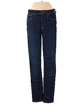 Madewell Tall 9" Mid-Rise Skinny Jeans in Orland Wash: TENCEL&trade; Denim Edition (view 1)