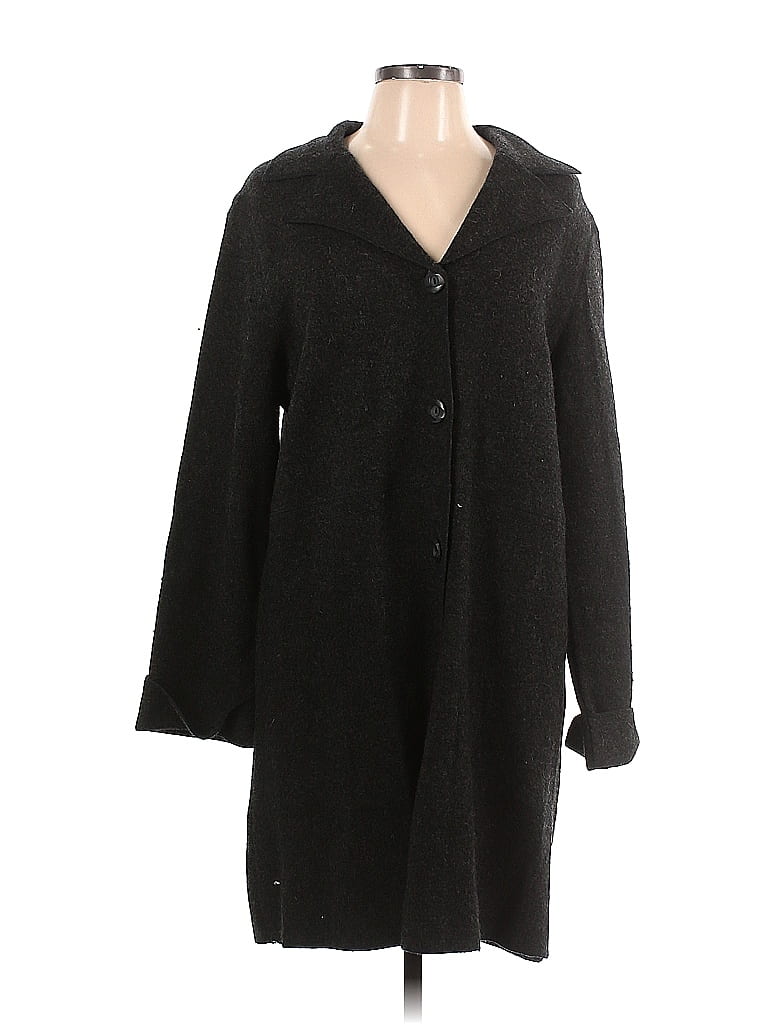 Sigrid Olsen Sport 100% Lambswool Black Wool Coat Size L - 71% off ...