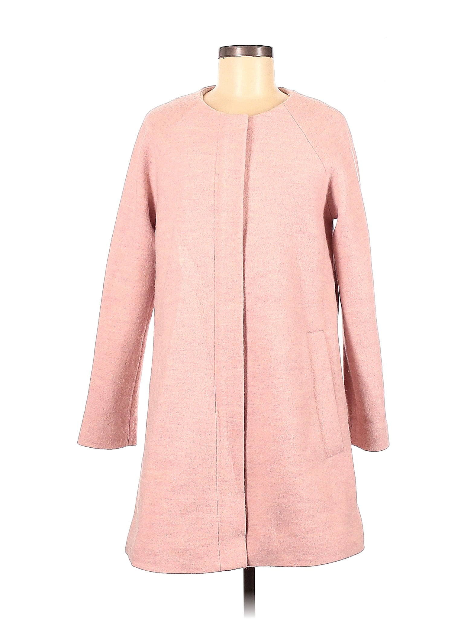 cos pink wool coat