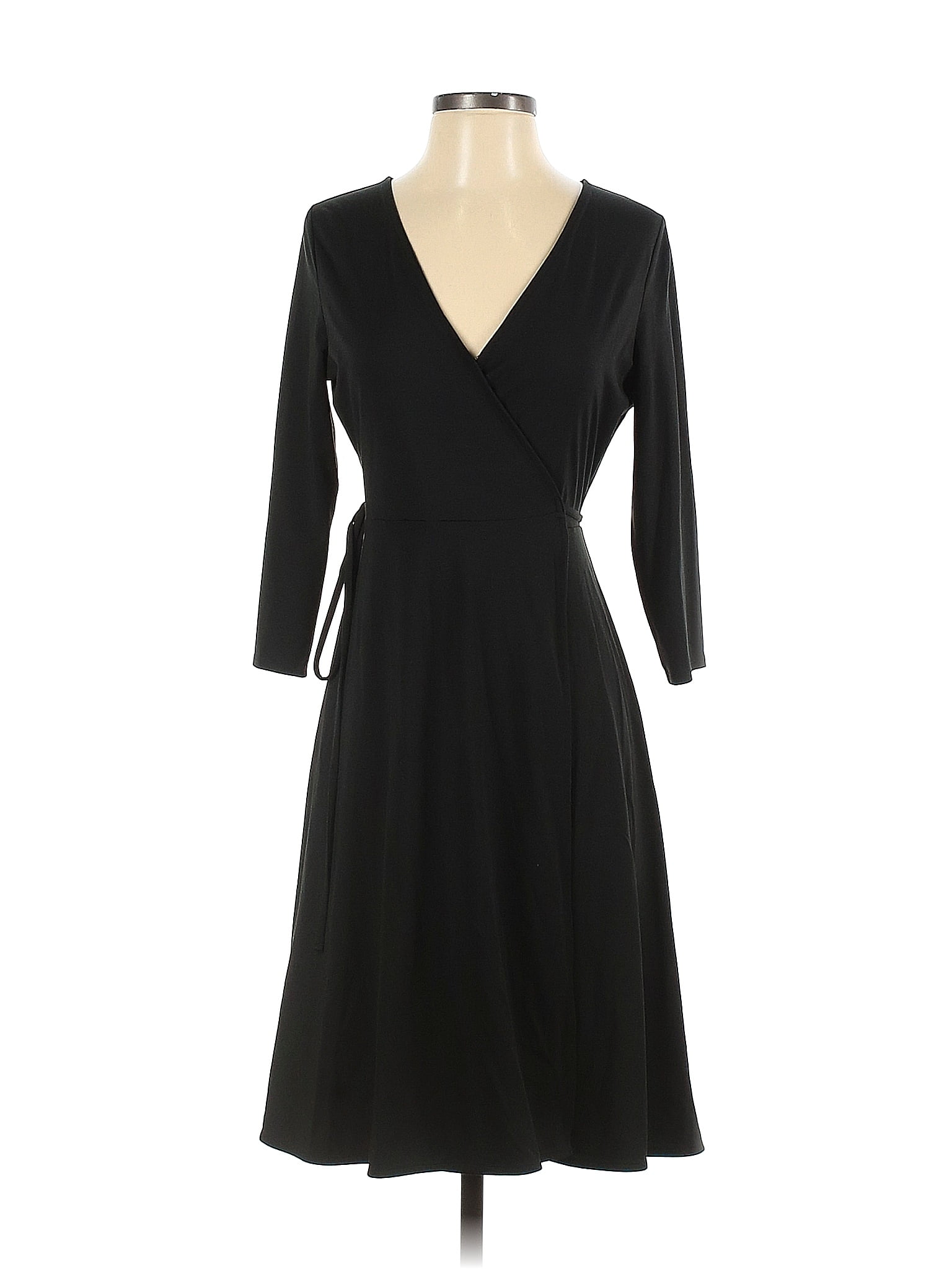 Banana Republic Solid Black Casual Dress Size S (Petite) - 66% off ...