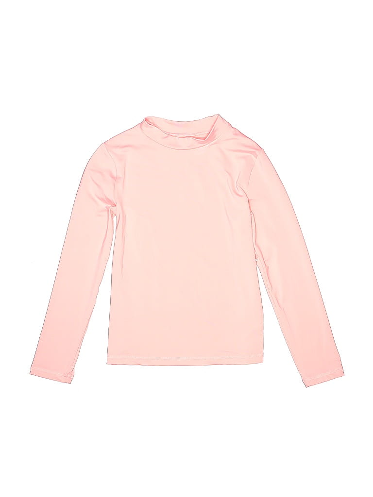 Cat & Jack Solid Pink Orange Rash Guard Size L (Kids) - 35% off | thredUP