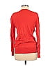 Shoshanna Color Block Solid Red Cardigan Size L - photo 2