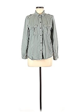 American Eagle Outfitters Long Sleeve Button-Down Shirt (view 1)