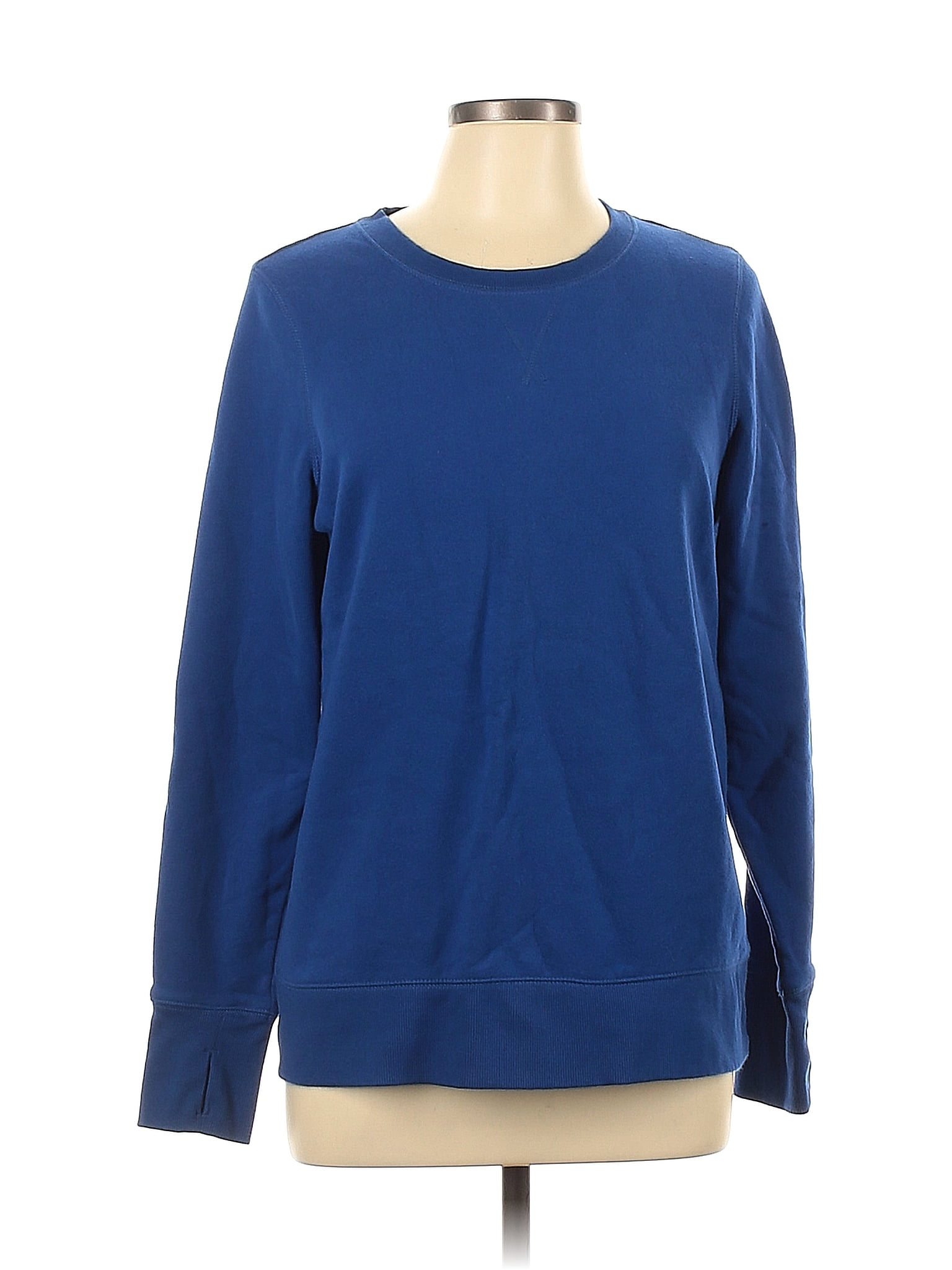 Tek Gear Solid Blue Sweatshirt Size L - 55% off | thredUP