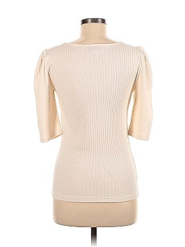 Ann Taylor LOFT Ribbed Square Neck Top (view 2)